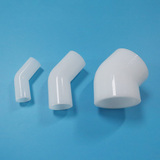 PVDF 45 Degree Elbow Butt Weld for Chemical Transport Corrosion-Resistant