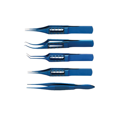 Ophthalmic Surgical Instruments Medical Tweezers Titanium Tying Forceps