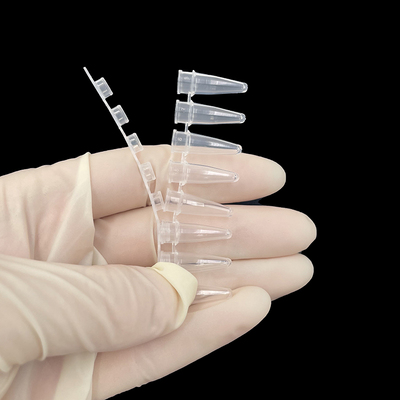 8-полосная пробирка для ПЦР для лабораторного использования 0,2 мл 0,1 мл