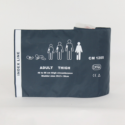 Nylon Reusable Adult Blood Pressure Cuff NIBP Cuff