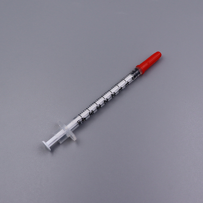 Low Dead Space Disposable Insulin Syringe with Needle