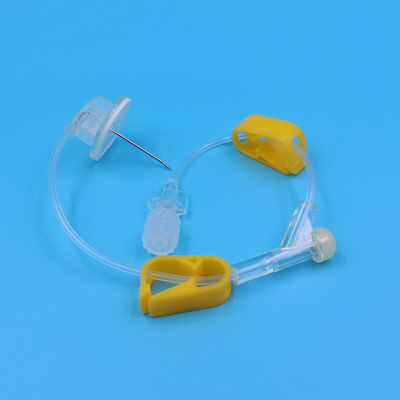Medical Supply Safety Huber Needle Set with Y-Injection Site