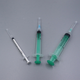 CE approved manual retractable safety retractable syringe with needle 1/3/5/10ml