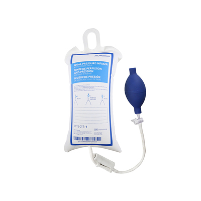 Disposable 500ML pressure infusion bag with Piston Pump