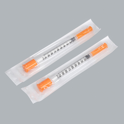 Disposable Retractable U-40/U-100 0.3ml/0.5ml/1ml Precision Syringe